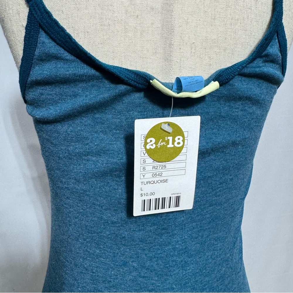 Sparkle • Drop Needle Cami Tank Top Turquoise L NWT ASO Bella Swan - Picture 7 of 10